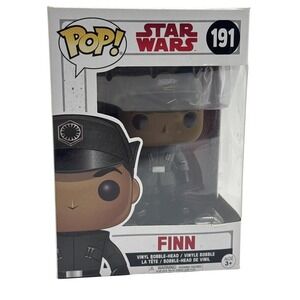 Funko Pop Star Wars Finn #191 Vinyl Bobblehead Figure Standard Black Last Jedi